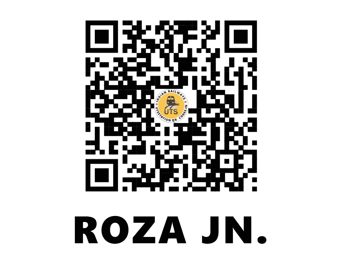 UTS QR Code for ROZA JN. - ROZA (NR - UTTAR PRADESH)
